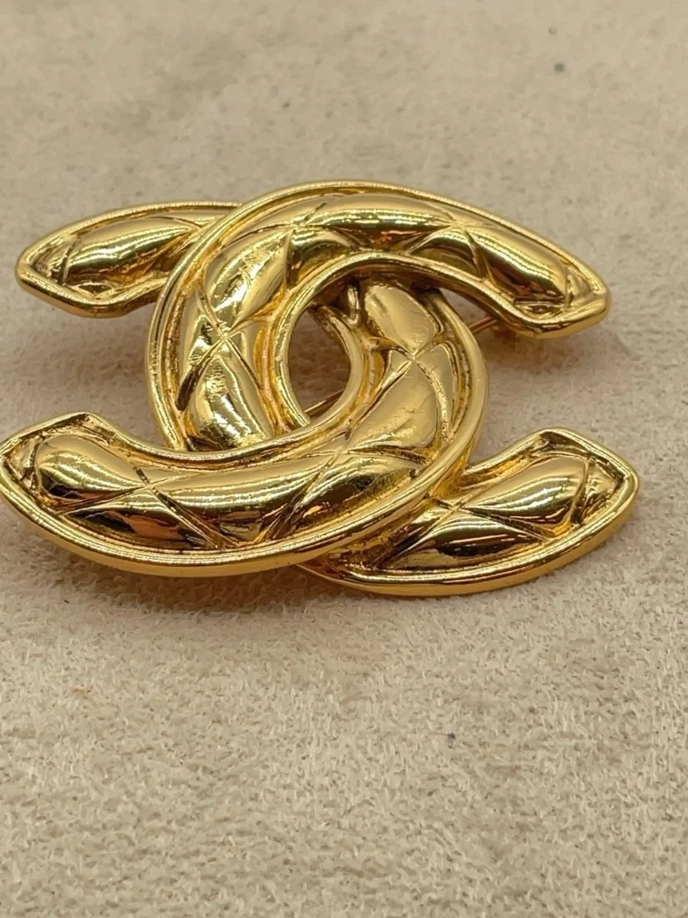 Chanel Matelassé Brooch